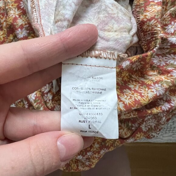 LUSH floral maxi slip skirt - Picture 4 of 4